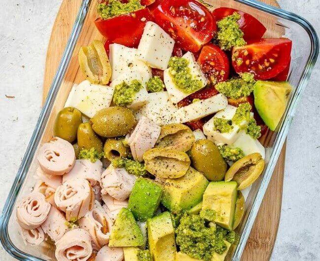 Caprese Turkey Salad