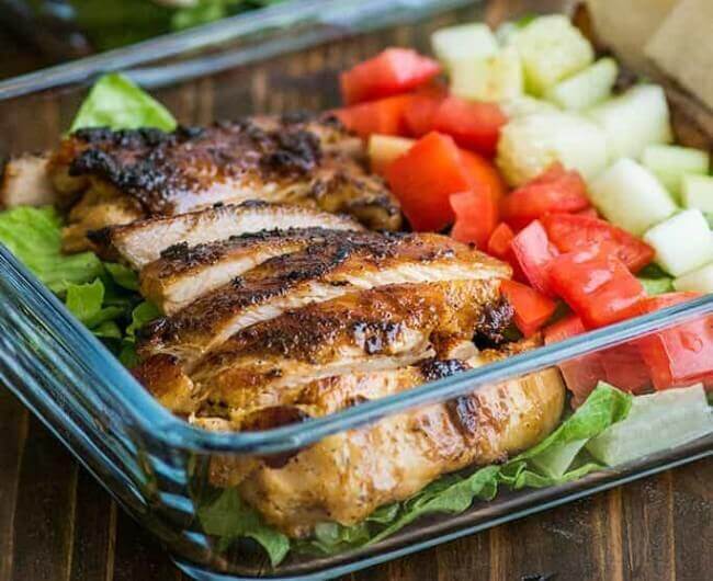 Chicken Shawarma Salad