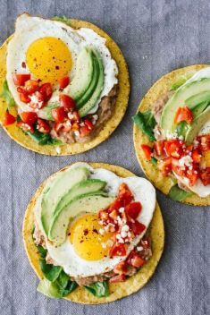 10 Minute Huevos Rancheros Breakfast Tostadas - 30 Easy And Delicious Egg Recipes