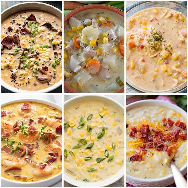 13 19 - Collection of Best Corn Soups