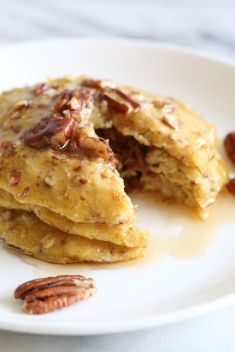 4 Ingredient Flourless Banana Nut Pancakes - Homemade Pancake Recipes For You