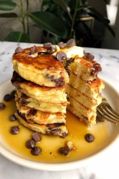 6 Ingredient Fluffy Paleo Pancakes - Homemade Pancake Recipes For You