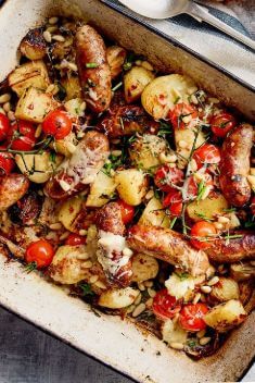 All in One Sausage And Crispy Potato Bake - 30 Best Easy And Delicious Baked Recipes