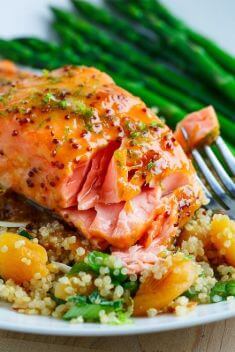 Apricot Dijon Glazed Salmon - Top-Rated Salmon Recipes For Your Dinner