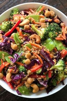 Asian Chickpea Salad - 30 Easy And Delicious Vegan Salad Recipes
