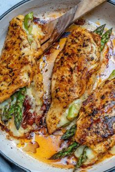 Asparagus Stuffed Chicken Breast - Chicken Breast: Easy And Delicious Dishes