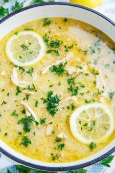 Avgolemono Soup aka Greek Lemon Chicken Soup - Top-Rated Chicken Soup Recipes That You Should Save On Hand
