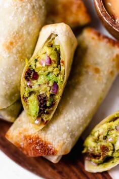 Avocado Egg Rolls with Sweet and Spicy Dipping Sauce - 30 Best Ways To Make With Avocado