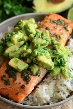 Avocado Salmon Rice Bowl - Top-Rated Salmon Recipes For Your Dinner