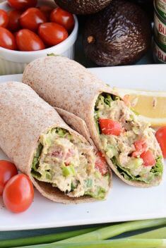 Avocado and Tuna Salad Wrap - 30 Of The Best Tuna Recipes That You Should Save On Hand
