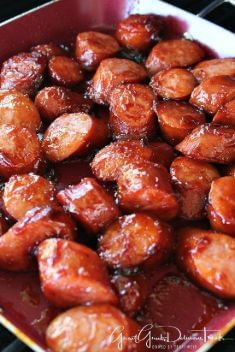 BBQ Smoked Sausage Bites - 30 Best Delicious Sausage Recipe That You Will Fall In Love