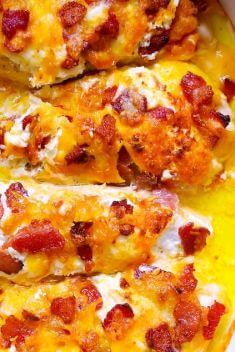 Bacon Cream Cheese Cheddar Chicken - Collection Of 30 Bacon Recipe That You Can Vary Your Meal