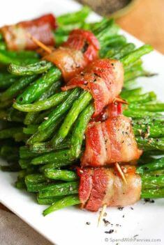 Bacon Wrapped Green Bean Bundles - Collection Of 30 Bacon Recipe That You Can Vary Your Meal