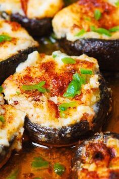 Bacon and Cheese Stuffed Mushrooms - Collection Of 30 Best Delicious Stuffed Mushroom Recipes