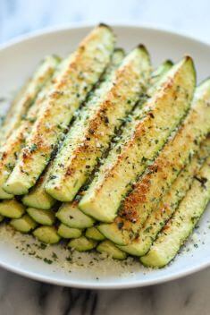 Baked Parmesan Zucchini 1 - 30 Best Zucchini Recipes That You Will Fall In Love