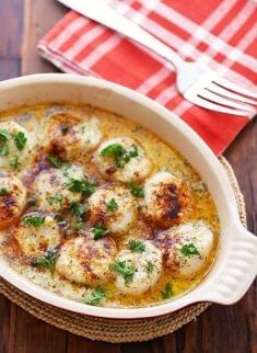 Baked Scallops with Butter and Parmesan - 30 Best Easy And Delicious Baked Recipes
