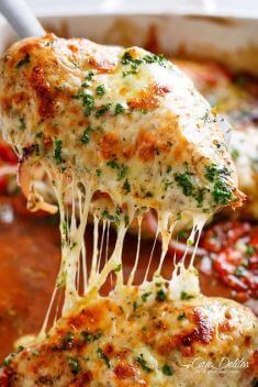 Balsamic Baked Chicken Breast With Mozzarella Cheese - Chicken Breast: Easy And Delicious Dishes