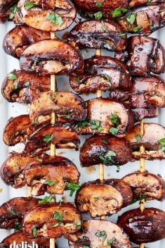 Balsamic Grilled Mushrooms - Collection of The Best Easy And Delicious Vegetable Recipes