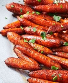Balsamic Roasted Baby Carrots - Collection of The Best Easy And Delicious Vegetable Recipes