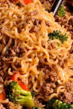 Beef Ramen Noodles Stir Fry - 30 Of The Best Easy And Delicious Stir-Fry Recipes