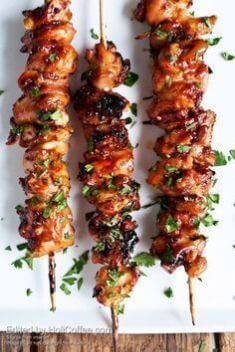 Beer and Honey BBQ Chicken Skewers - Best Easy And Delicious Kabob Recipes That You Should Not Miss