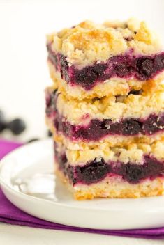 Blueberry Crumb Bars - 30 Easy And Delicious Keto Recipes To Weight Loss Effectively