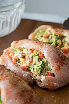 Broccoli Cheese Stuffed Chicken Breast - Chicken Breast: Easy And Delicious Dishes