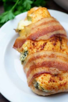 Broccoli and Cheese Stuffed Chicken Breasts - Collection Of 30 Bacon Recipe That You Can Vary Your Meal
