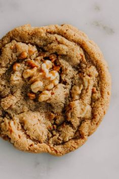 Brown Butter Toffee Walnut Cookies - Homemade Butter Cookies Recipes