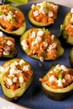 Buffalo Chicken Stuffed Avocado - 30 Best Ways To Make With Avocado