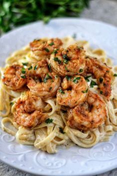 Cajun Shrimp Fettuccine Alfredo - Collection of Best Delicious Dinner For The Entire Month