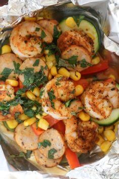 Cajun Shrimp in Foil - Top Foil Packet Recipes That You Will Love