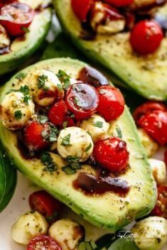 Caprese Stuffed Avocado - 30 Best Ways To Make With Avocado