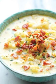 Cauliflower Chowder - Savory Cauliflower Recipes To Light Up Your Meal