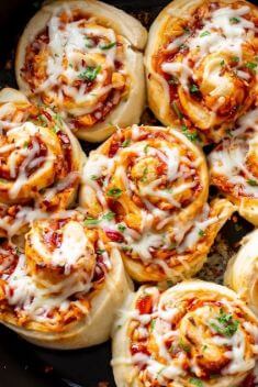 Cheesy BBQ Chicken Pizza Rolls 1 - Best Delicious BBQ Recipes