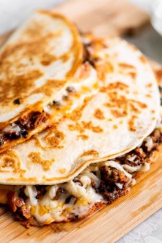 Cheesy Ground Beef Quesadillas - Ground Beef Recipes To Vary Your Meal