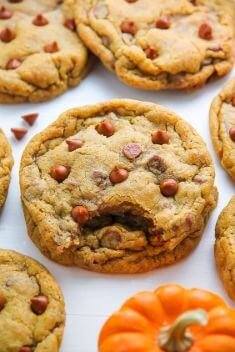 Chewy Cinnamon Chip Pumpkin Cookies - Delicious Cakes Made With Pumpkin