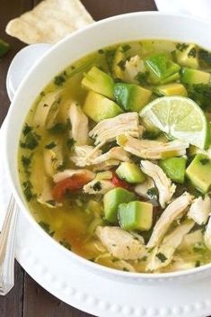 Chicken Avocado Lime Soup - 30 Best Ways To Make With Avocado