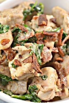 Chicken Carbonara - 30 Easy And Delicious Keto Recipes To Weight Loss Effectively