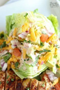 Chicken Fajita Wedge Salad - Chicken Salads: Delicious Dishes To Vary Your Meal