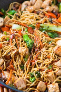 Chicken Noodle Stir Fry - Collection Of The Best Quick And Delicious Noodle Recipes