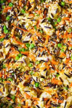 Chicken Pot Pie Wild Rice Skillet - Collection of Best Delicious Rice Recipes