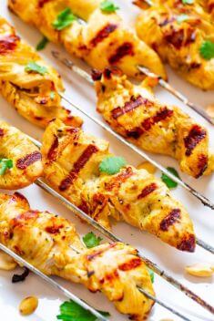 Chicken Satay With Peanut Sauce - Best Easy And Delicious Kabob Recipes That You Should Not Miss