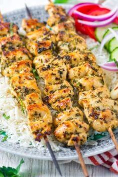 Chicken Souvlaki 1 - 30 Best Garlic Chicken Recipes That You Never Forget
