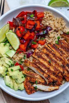 Chicken and Cauliflower “Rice” Bowls - 30 Of The Best Healthy Recipes