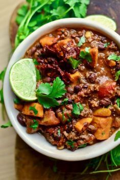 Chipotle Sweet Potato and Black Bean Chili - Easy And Healthy Black Bean Recipes