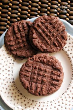 Chocolate Peanut Butter Cookies - Homemade Butter Cookies Recipes