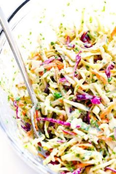 Cilantro Lime Slaw - Best Easy And Delicious Coleslaw Recipes That You Will Get Hooked