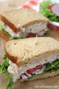CopyCat Panera Tuna Salad Sandwich - 30 Of The Best Tuna Recipes That You Should Save On Hand