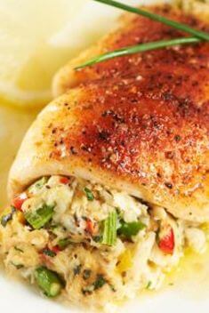 Crab Asparagus Stuffed Tilapia - Collection Of The Best Delicious Tilapia Recipes